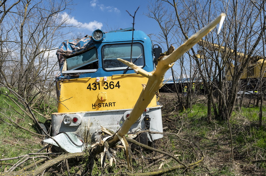 Vonatbaleset Újfehértónál Műszaki Mentés