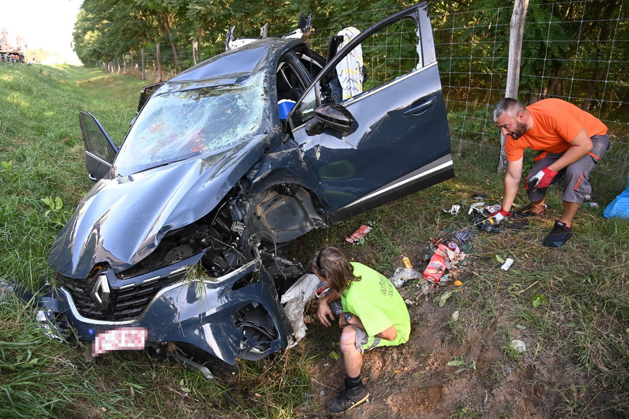 Baleset Az M5 ös Autópályán Inárcsnál